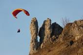 Answer Rock Formations, skydive, Parachute
