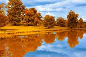 Risposta superficie d'acqua, natura, autunno