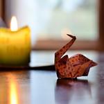 Risposta origami,candela