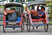 Answer rickshaw, transport, wheels