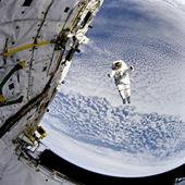 Answer weightlessness, earth, Space travel