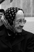 Answer headscarf, grandmother, old