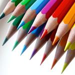 Answer colored,pencils